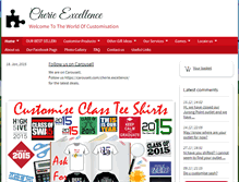 Tablet Screenshot of cherie-excellence.com